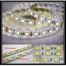 DC12V затемнения водонепроницаемый 300 светодиодов ЧУТ гибкие smd5050 двойной цвет светодиодные полосы света